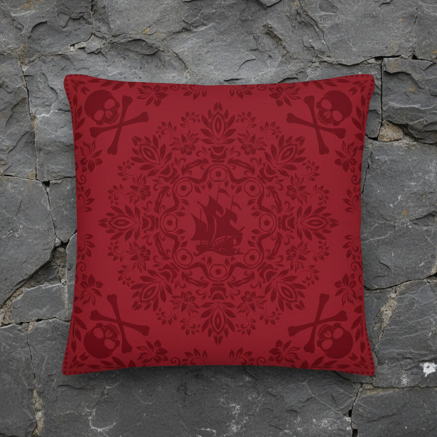 Contraband Rose Pillow